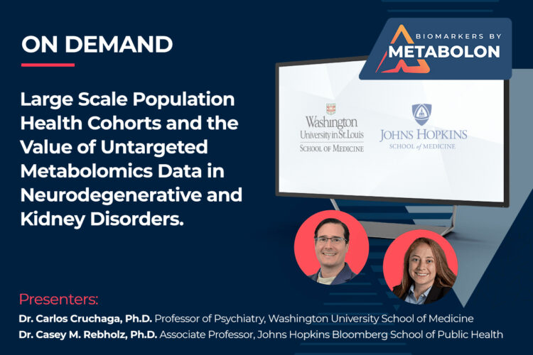 Large Scale Population Health Cohorts and the Value of Untargeted Metabolomics Data in Neurodegenerative and Kidney Disorders
